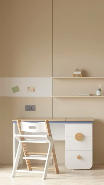 Gợi Ý Bàn Học Nhỏ Gọn Cho Bé Lớp 2 Trong Không Gian Chung Cư 3 Ban-Hoc-Nho-Gon-Cho-Be-Lop-2