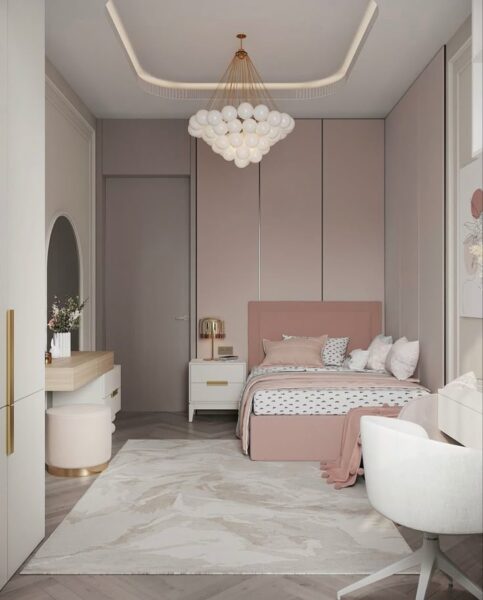 Gợi Ý Phòng Ngủ Cho Bé Gái – Màu Sắc Dễ Thương, Nội Thất Dịu Nhẹ 4 Goi-Y-Phong-Ngu-Cho-Be-Gai
