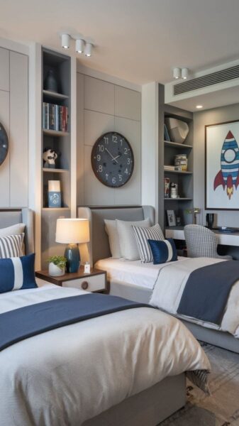 Mẫu Giường Ngủ Cho Bé Trai – Mạnh Mẽ, Họa Tiết Xe Cộ, Siêu Nhân Cá Tính 2 Mau-Giuong-Ngu-Cho-Be-Trai