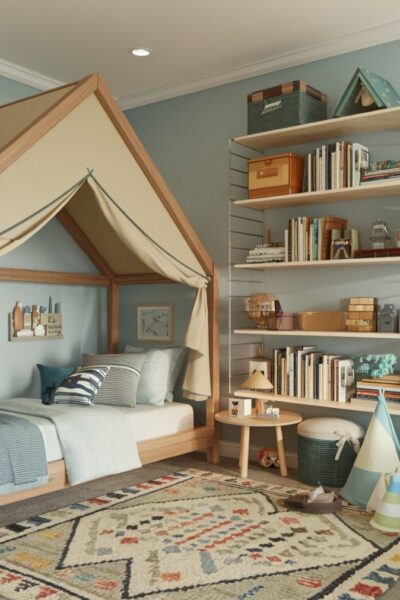 Mẹo Bố Trí Phòng Ngủ Nhỏ Cho Bé – Tối Ưu Không Gian Và Ánh Sáng 1 Meo-Bo-Tri-Phong-Ngu-Nho-Cho-Be