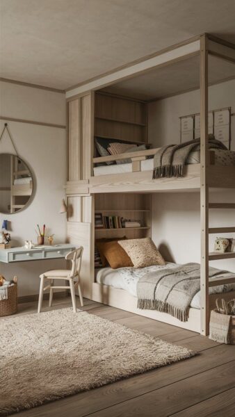 Nội Thất Phòng Ngủ Nhỏ Gọn Cho Bé Gái – Gọn Gàng, Dễ Bố Trí 1 Noi-That-Phong-Ngu-Nho-Gon-Cho-Be-Gai