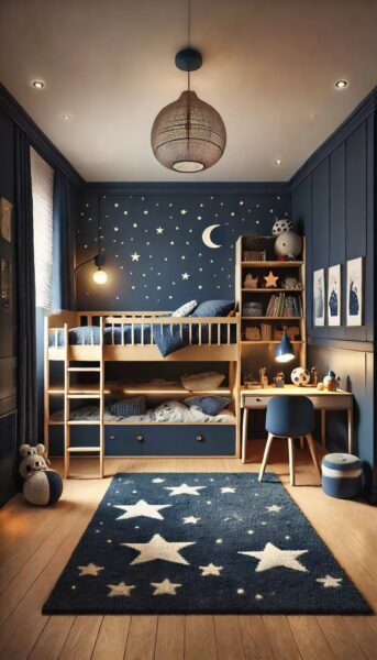 Nội Thất Thông Minh Cho Phòng Trẻ – Giường + Bàn Học + Tủ Tích Hợp 1 Noi-That-Thong-Minh-Cho-Phong-Tre