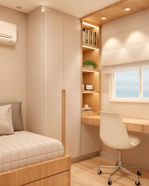 Phòng Ngủ Tích Hợp Bàn Học – Hướng Dẫn Bố Trí Khoa Học Cho Bé 3 Phong-Ngu-Tich-Hop-Ban-Hoc