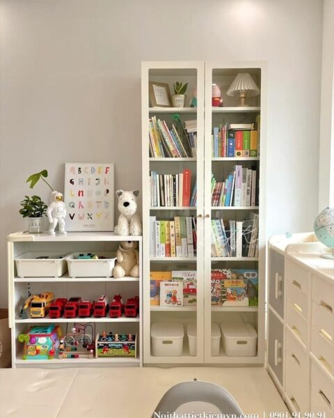 Tủ Sách Mini Cho Bé Trai – Dạy Thói Quen Đọc Và Tự Sắp Xếp Từ Sớm 1 Tu-Sach-Mini-Cho-Be-Trai