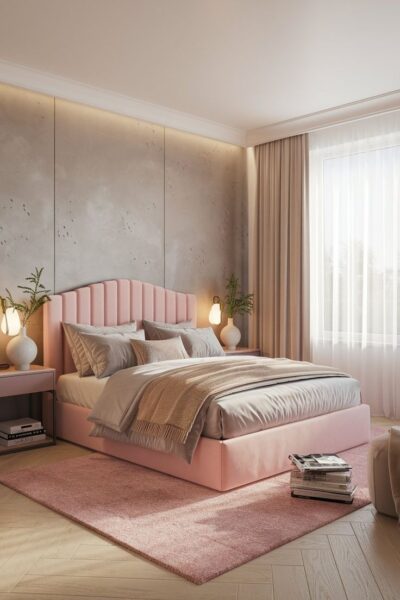 decor phòng bé gái dễ thương với tone màu pastel