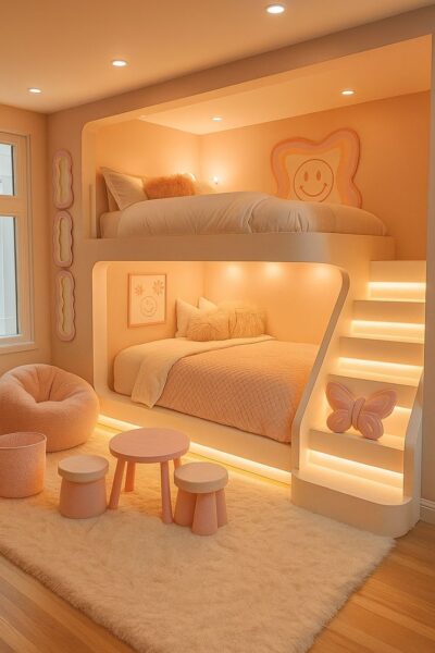 Decor phòng ngủ cute cho bé gái – dễ thương và sáng tạo 1 Decor-Phong-Ngu-Cute