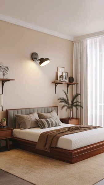 decor phòng ngủ hiện đại – tối ưu ánh sáng và không gian