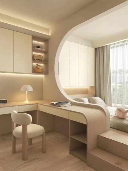 decor phòng ngủ nhỏ 10m gọn gàng, xinh xắn bất ngờ