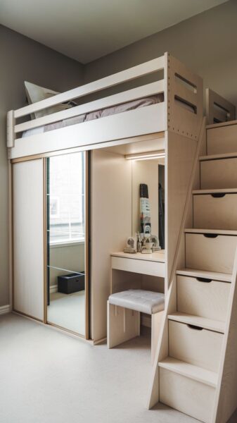 giường hộc tủ 1m6 x 2m – giải pháp lưu trữ cực lớn cho phòng ngủ nhỏ