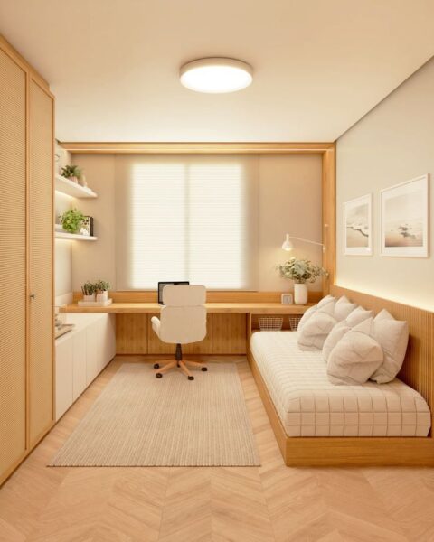 mẫu giường hộc tủ đa năng giúp căn phòng nhỏ trở nên rộng rãi bất ngờ