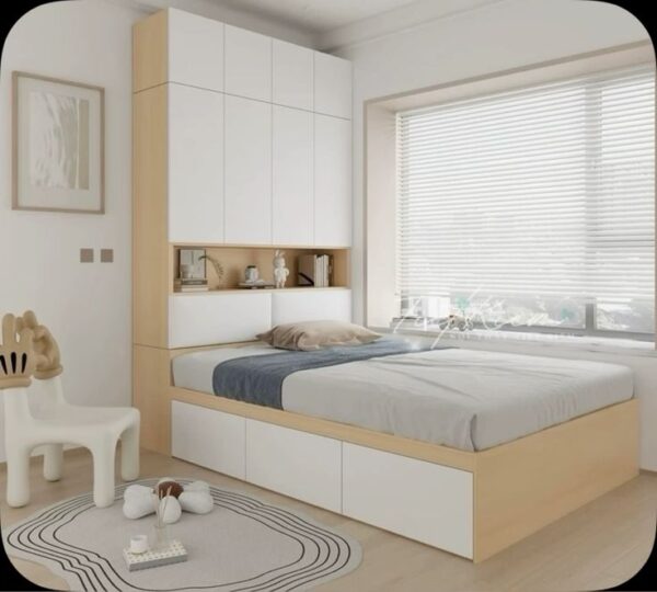 Mẫu giường hộc kéo 1m4 x 2m – lựa chọn hoàn hảo cho phòng ngủ bé 1 Mau-Giuong-Hoc-Keo