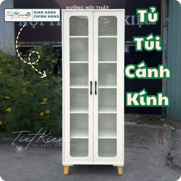 Tủ kính đựng túi xách 2m – không gian trưng bày lý tưởng 1 Tu-Kinh-dung-Tui-Xach-2m