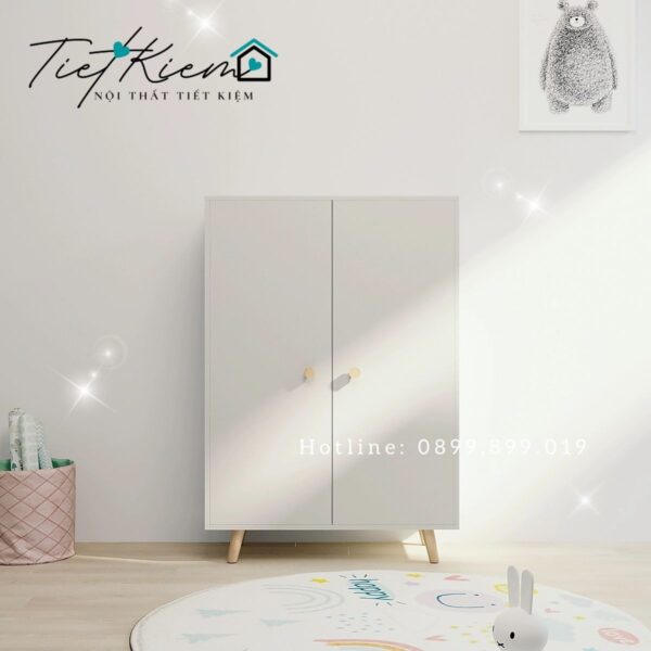 Tủ quần áo bé gái 1m2 – nhỏ gọn, vừa vặn cho phòng trẻ 1 Tu-Quan-ao-Be-Gai-1m2