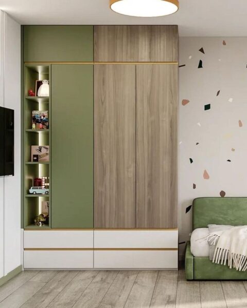 Tủ quần áo cho bé 1m2 – giúp bé tự lập sắp xếp đồ 1 Tu-Quan-ao-Cho-Be-1m2