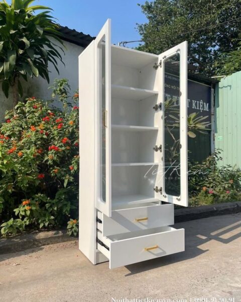 Tủ đựng túi xách bằng kính 1m2 – nhỏ gọn, tinh tế cho phòng ngủ 1 Tu-dung-Tui-Xach-Bang-Kinh-1m2
