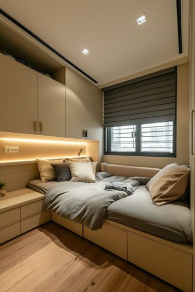 Ý tưởng decor phòng ngủ nhỏ 12m² – tiện lợi mà không chật chội 1 Y-Tuong-Decor-Phong-Ngu-Nho
