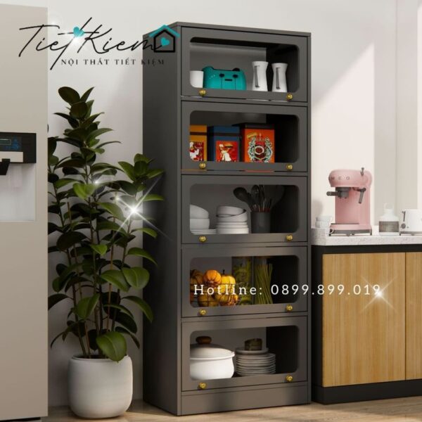 Decor bếp gọn gàng với tủ để đồ thông minh 1 Decor-Bep-Gon-Gang-Voi-Tu