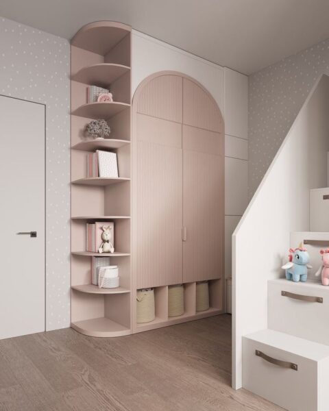 Decor phòng ngủ nhỏ với tủ áo lùa gọn gàng 2 Decor-Phong-Ngu-Nho-Voi-Tu-ao-Lua