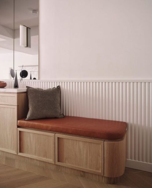 ghế mang giày gỗ tự nhiên – chắc chắn, sang trọng