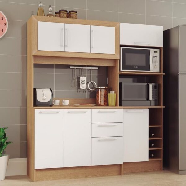 kệ gỗ để đồ nhà bếp 1m8 – phù hợp bếp gia đình lớn