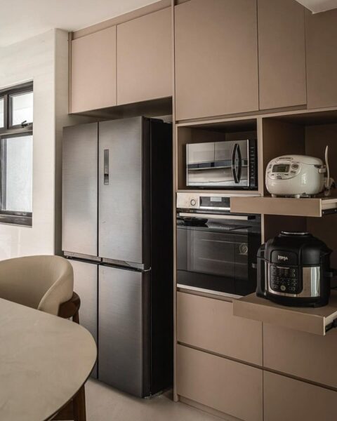 thiết kế bếp mở liền phòng khách – tối ưu không gian và ánh sáng