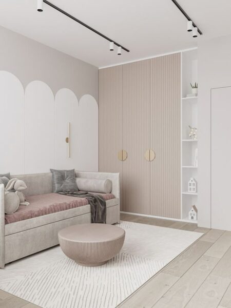 Tủ gỗ cho bé gái 1m2 – lưu trữ thoải mái cho nhiều đồ 2 Tu-Go-Cho-Be-Gai-1m2