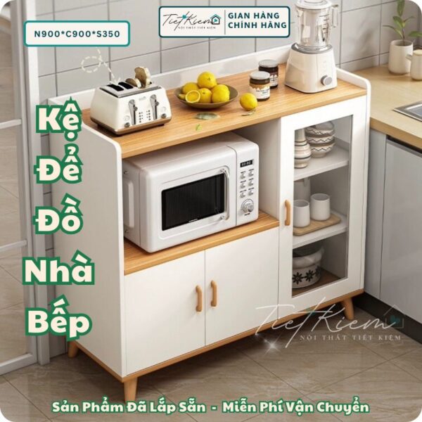 Tủ kệ để đồ nhà bếp 1m8 – giải pháp cho gia đình đông người 4 Tu-Ke-de-do-Nha-Bep-1m8