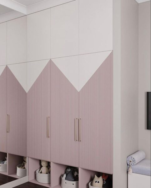 Tủ quần áo bé gái dễ thương với màu hồng pastel 4 Tu-Quan-ao-Be-Gai-De-Thuong