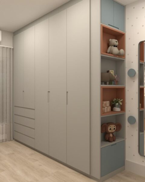 Tủ quần áo bé trai năng động với tone màu xanh 1 Tu-Quan-ao-Be-Trai-Nang-dong