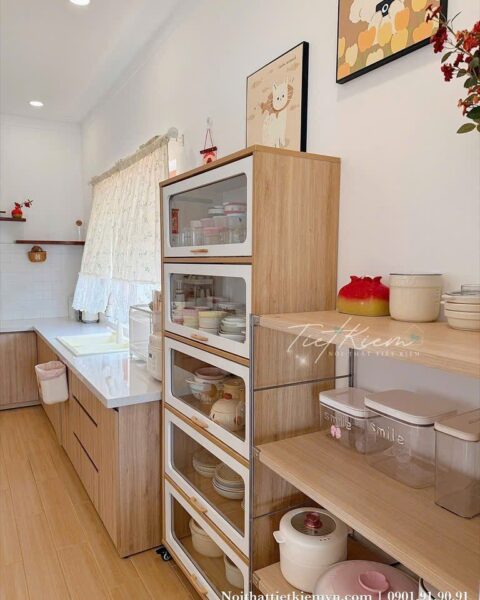 Tủ để đồ bếp thông minh 60cm – nhỏ gọn, tiện lợi 3 Tu-de-do-Bep-Thong-Minh-60cm