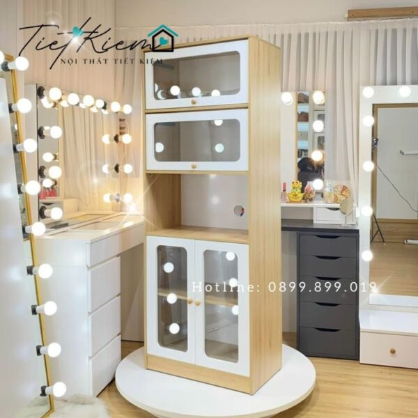Tủ để đồ bếp thông minh bằng gỗ công nghiệp – giá rẻ, tiện dụng 1 Tu-de-do-Bep-Thong-Minh-Bang-Go-Cong-Nghiep