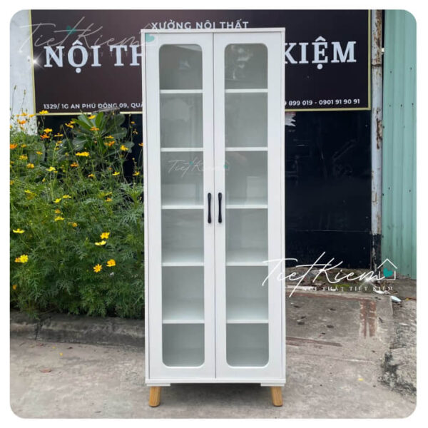 tủ đựng túi xách bằng gỗ 5 tầng – thoải mái chứa đồ