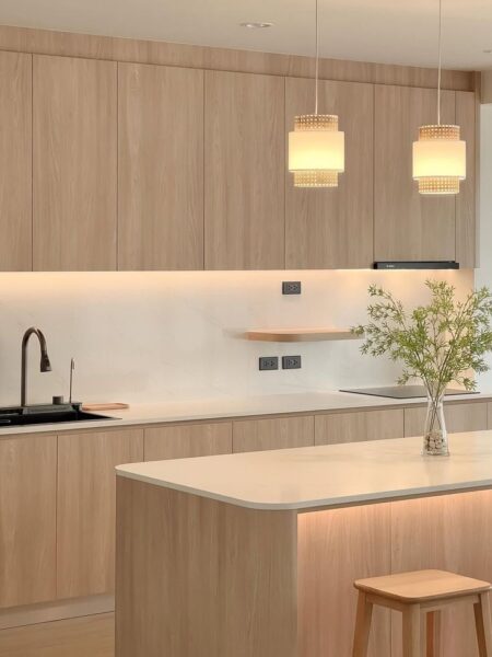 Đặt làm tủ bếp gỗ theo yêu cầu – Chọn kiểu dáng & chất liệu phù hợp 1 Dat-Lam-Tu-Bep-Go