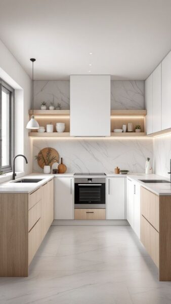 Mua tủ bếp chữ L, chữ U, chữ I – Nên chọn loại nào tiết kiệm chi phí? 1 Mua-Tu-Bep-Chu-L