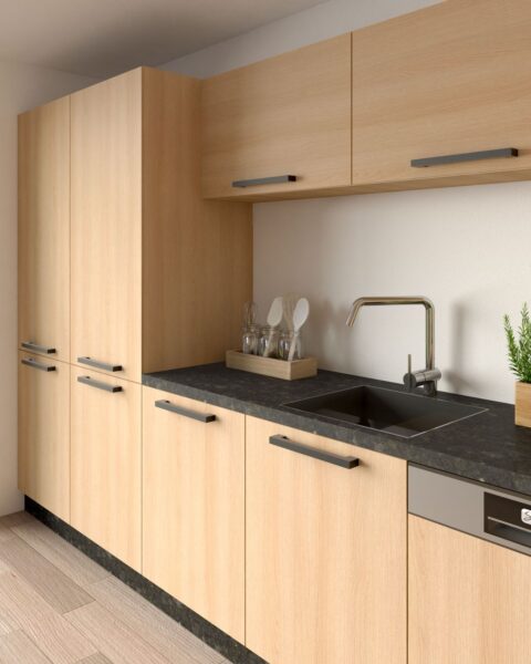 Mua tủ bếp gỗ công nghiệp – Giải pháp tiết kiệm, bền đẹp 2 Mua-Tu-Bep-Go-Cong-Nghiep