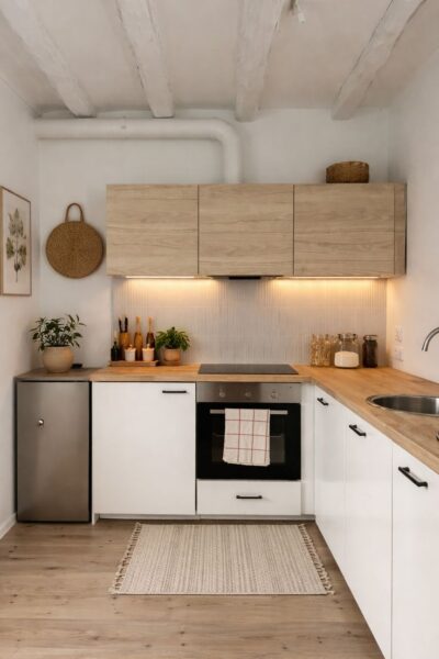 Tủ bếp gỗ chữ L – Giải pháp tiết kiệm diện tích, giá bao nhiêu? 1 Tu-Bep-Go-Chu-L