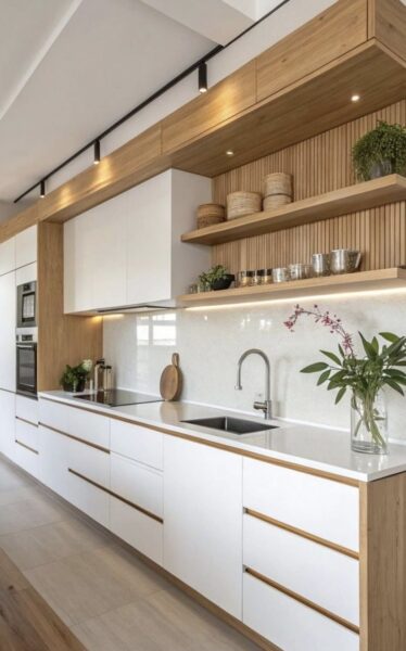 Tủ bếp gỗ có đảo bếp – Báo giá theo kích thước 2 Tu-Bep-Go-Co-dao-Bep