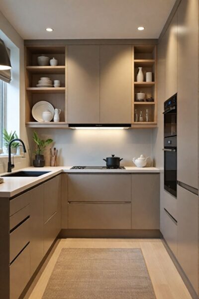 tủ bếp phong cách nhật bản – tối ưu công năng, dễ sử dụng