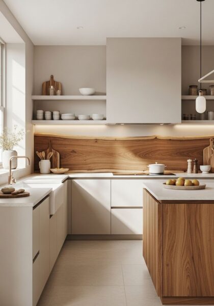 tủ bếp tích hợp thiết bị hiện đại – nấu ăn nhanh, gọn, sạch