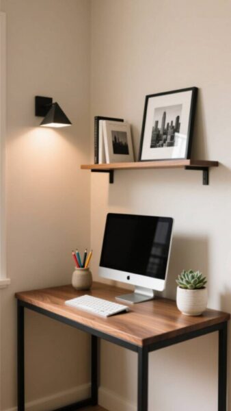 Bàn làm việc phòng nhỏ TPHCM – Giải pháp tối ưu diện tích cho căn hộ, phòng trọ 1 Ban-lam-viec-phong-nho-TPHCM