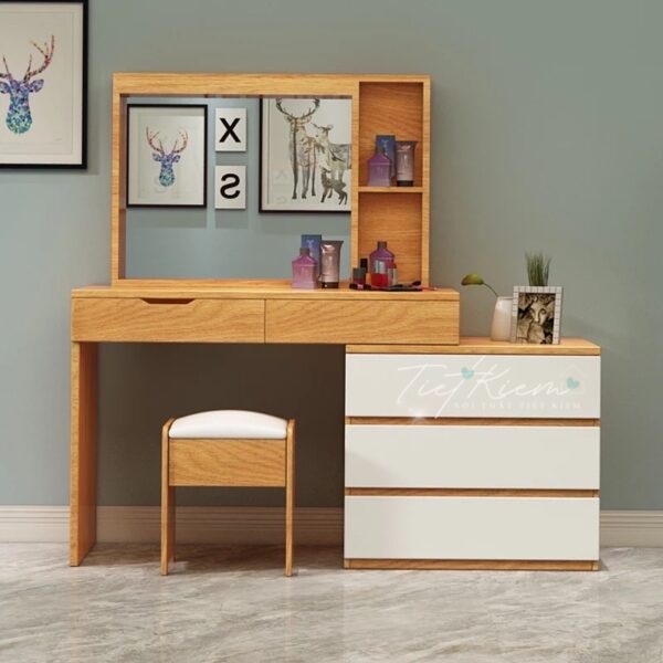 Bàn trang điểm đẹp TPHCM nhỏ gọn – Giải pháp tối ưu cho phòng nhỏ 1 Ban-trang-diem-dep-TPHCM-nho-gon