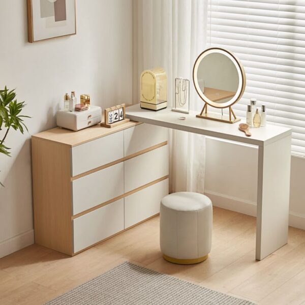 bàn trang điểm thông minh tphcm nhỏ gọn – phù hợp phòng ngủ diện tích nhỏ