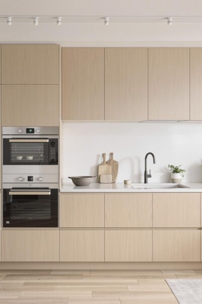 tủ bếp chuẩn kích thước – thi công đúng tỷ lệ không gian