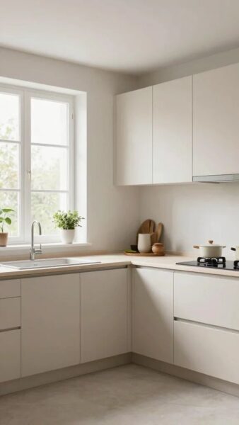 tủ bếp tối ưu thao tác – thiết kế theo quy trình nấu nướng