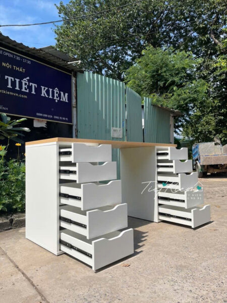 Bàn làm việc chân sắt mặt gỗ – Thiết kế bền đẹp hiện đại 4 Ban-lam-viec-chan-sat-mat-go