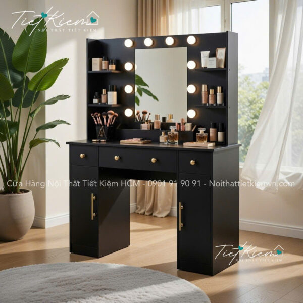 Bàn trang điểm cao cấp gỗ MDF – Bền đẹp và hiện đại 1 Ban-trang-diem-cao-cap-go-MDF