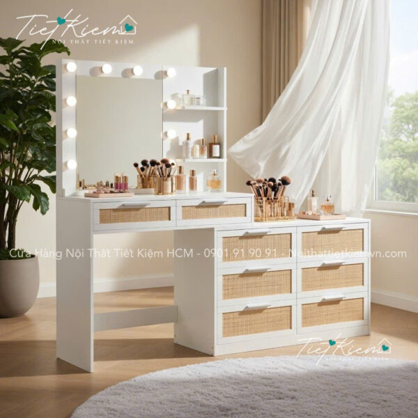 Bàn trang điểm cao cấp kiểu Hàn Quốc – Xu hướng nội thất mới 1 Ban-trang-diem-cao-cap-kieu-Han-Quoc