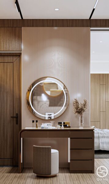 Bàn trang điểm có nhiều ngăn hiện đại – Xu hướng nội thất mới 1 Ban-trang-diem-co-nhieu-ngan-hien-dai