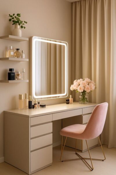 Bàn trang điểm có nhiều ngăn nhỏ gọn – Phù hợp phòng ngủ nhỏ 3 Ban-trang-diem-co-nhieu-ngan-nho-gon