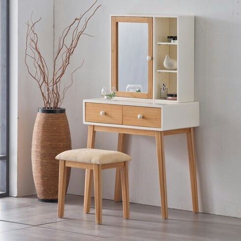 Bàn trang điểm đa năng gương gập – Thiết kế thông minh tiết kiệm diện tích 1 Ban-trang-diem-da-nang-guong-gap